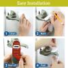 image:imageBaby Proof Door Handle Lever 2Pack with 2 Extra Adhesives  Easy OneHand Operation for Adults Durable ABS with 3M Adhesive Backing Simple Install Locks by Wappa Baby