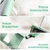 image:imageHelloBaby 5 Green Baby Monitor Case  Compatible with HB6550 Monitor WaterproofResistant Green Travel Case with Carrying Strap  ScratchResistant Storage for Portable Baby MonitoringGreen