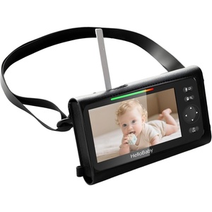image:imageHelloBaby 5 Green Baby Monitor Case  Compatible with HB6550 Monitor WaterproofResistant Green Travel Case with Carrying Strap  ScratchResistant Storage for Portable Baby MonitoringBlack
